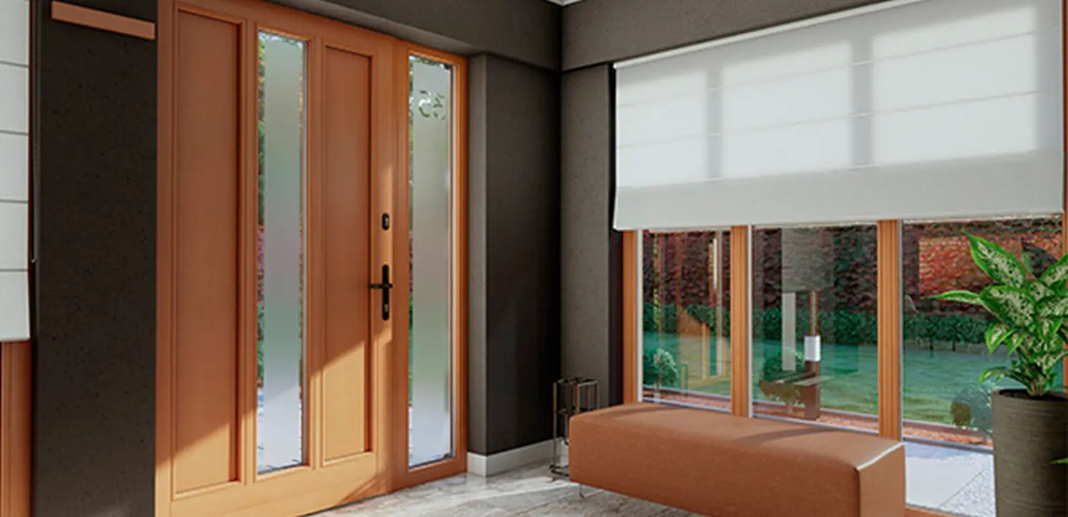 AP Fensterbau, Sandgestrahlte Scheiben