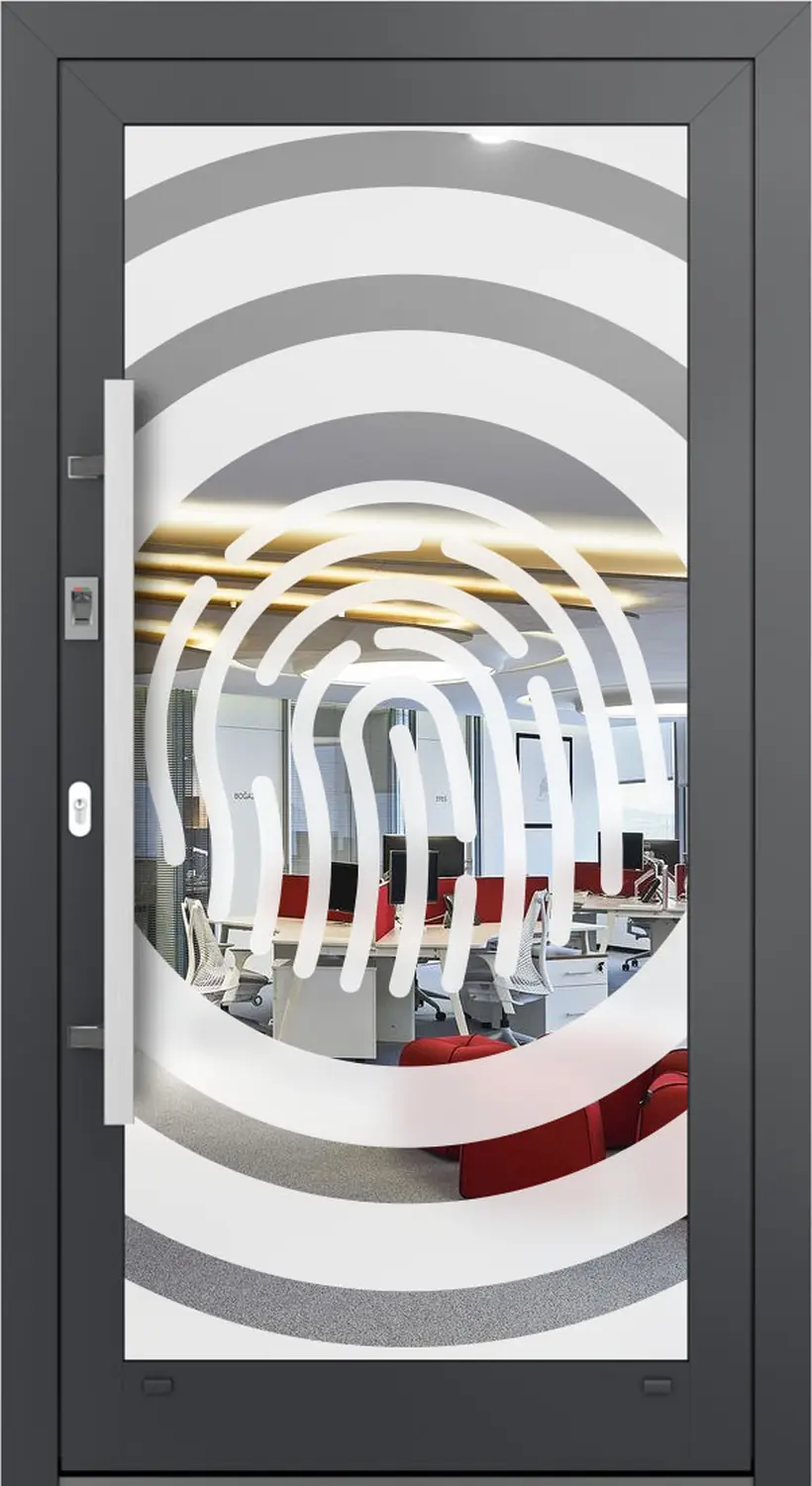 AP Fensterbau, Sandgestrahlte Scheibe – Beispiel 42