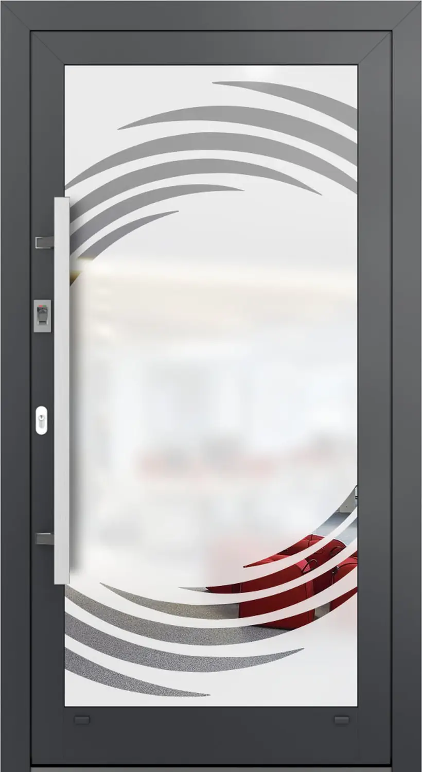 AP Fensterbau, Sandgestrahlte Scheibe – Beispiel 40