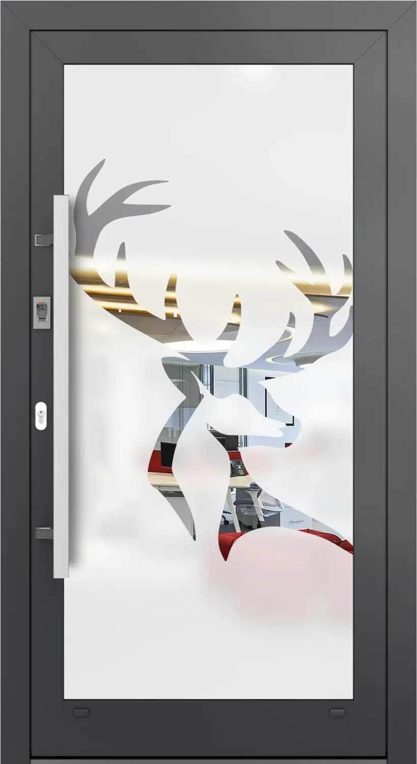 AP Fensterbau, Sandgestrahlte Scheibe – Beispiel 34