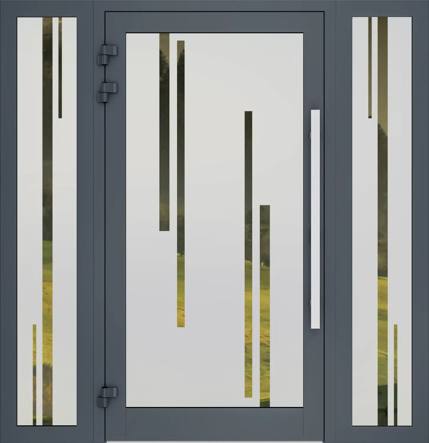AP Fensterbau, Sandgestrahlte Scheibe – Beispiel 22