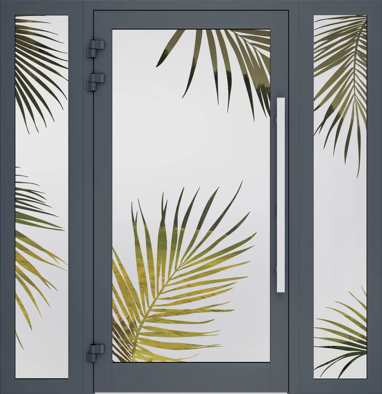 AP Fensterbau, Sandgestrahlte Scheibe – Beispiel 10
