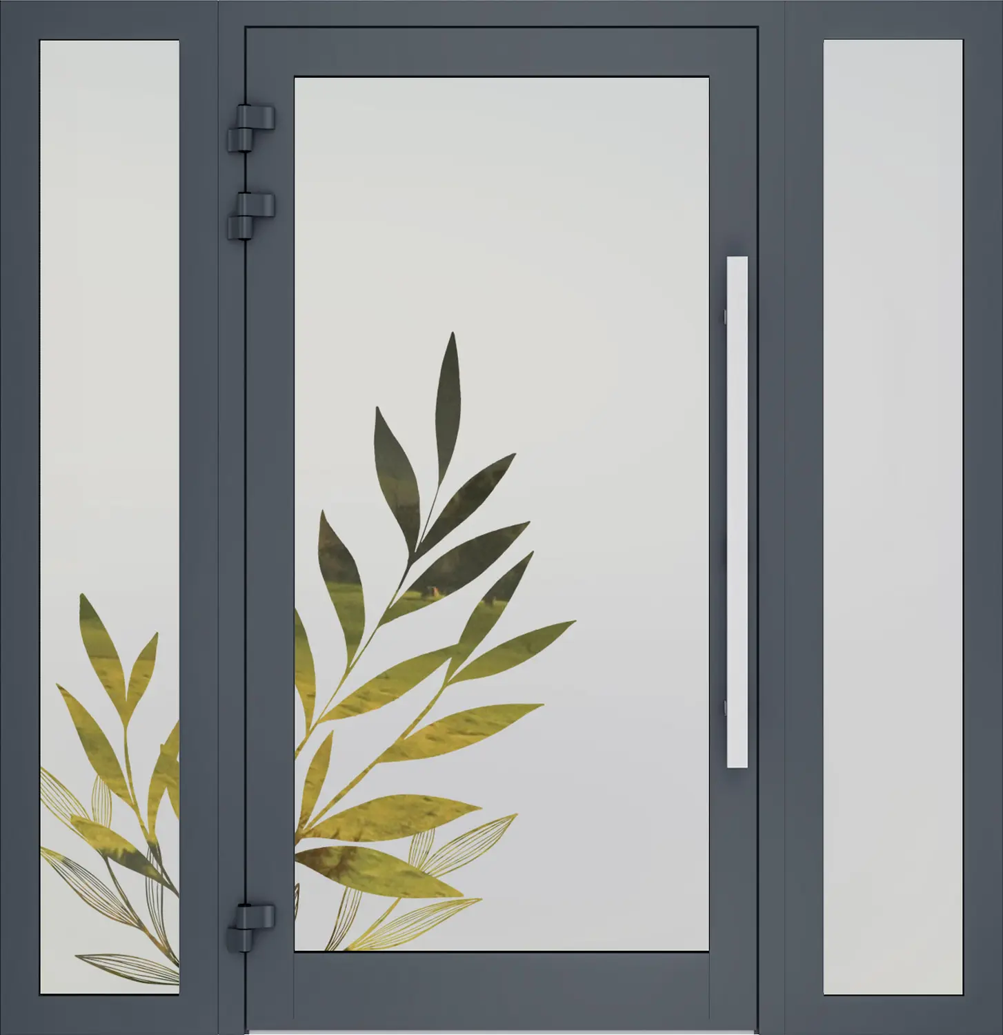 AP Fensterbau, Sandgestrahlte Scheibe – Beispiel 11