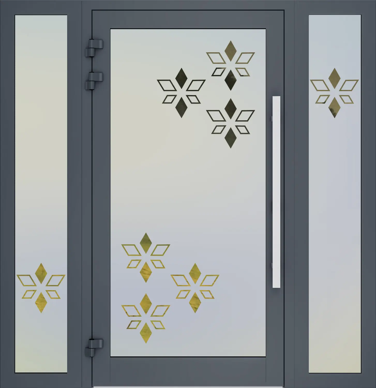 AP Fensterbau, Sandgestrahlte Scheibe – Beispiel 5