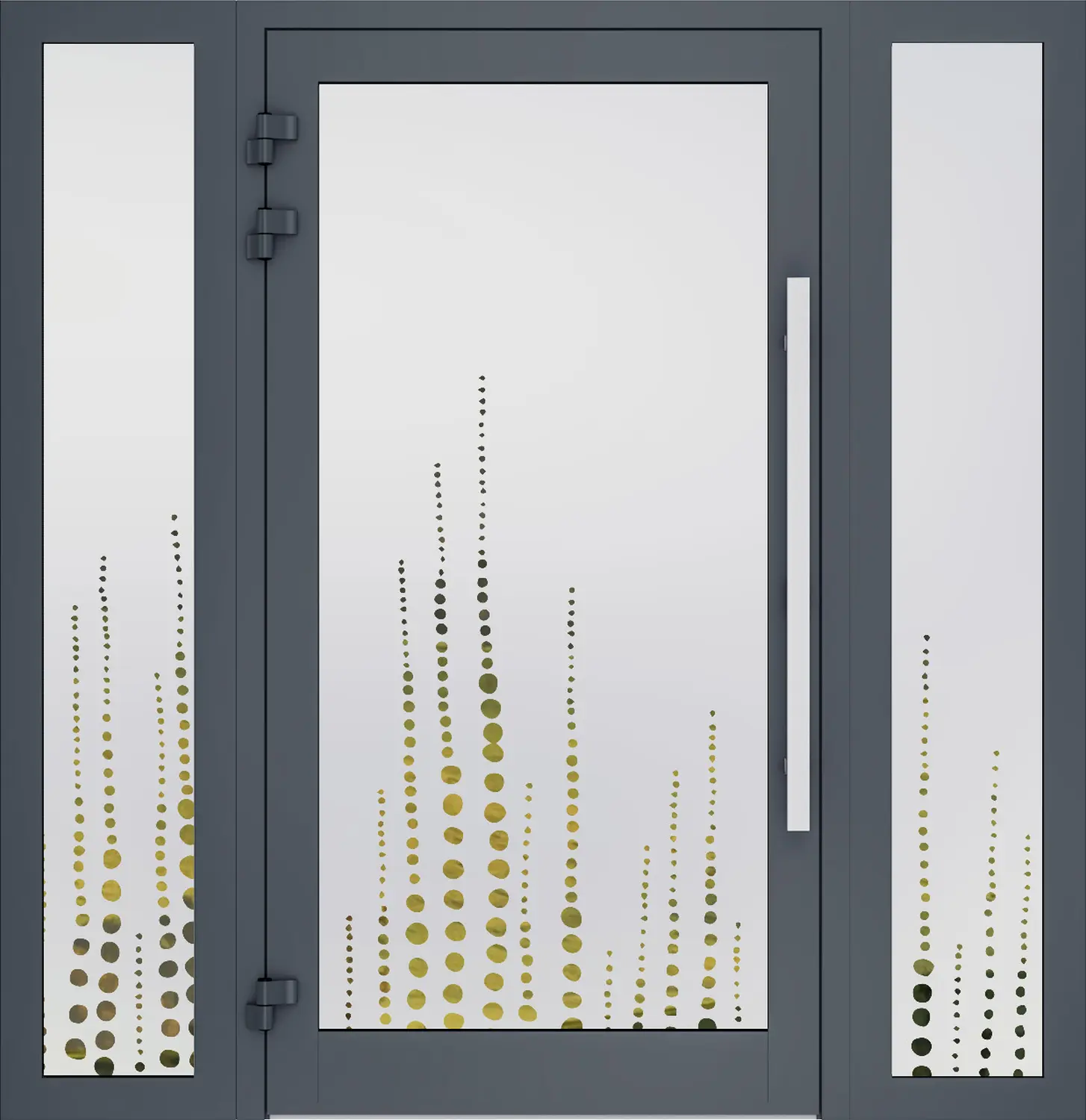 AP Fensterbau, Sandgestrahlte Scheibe – Beispiel 6