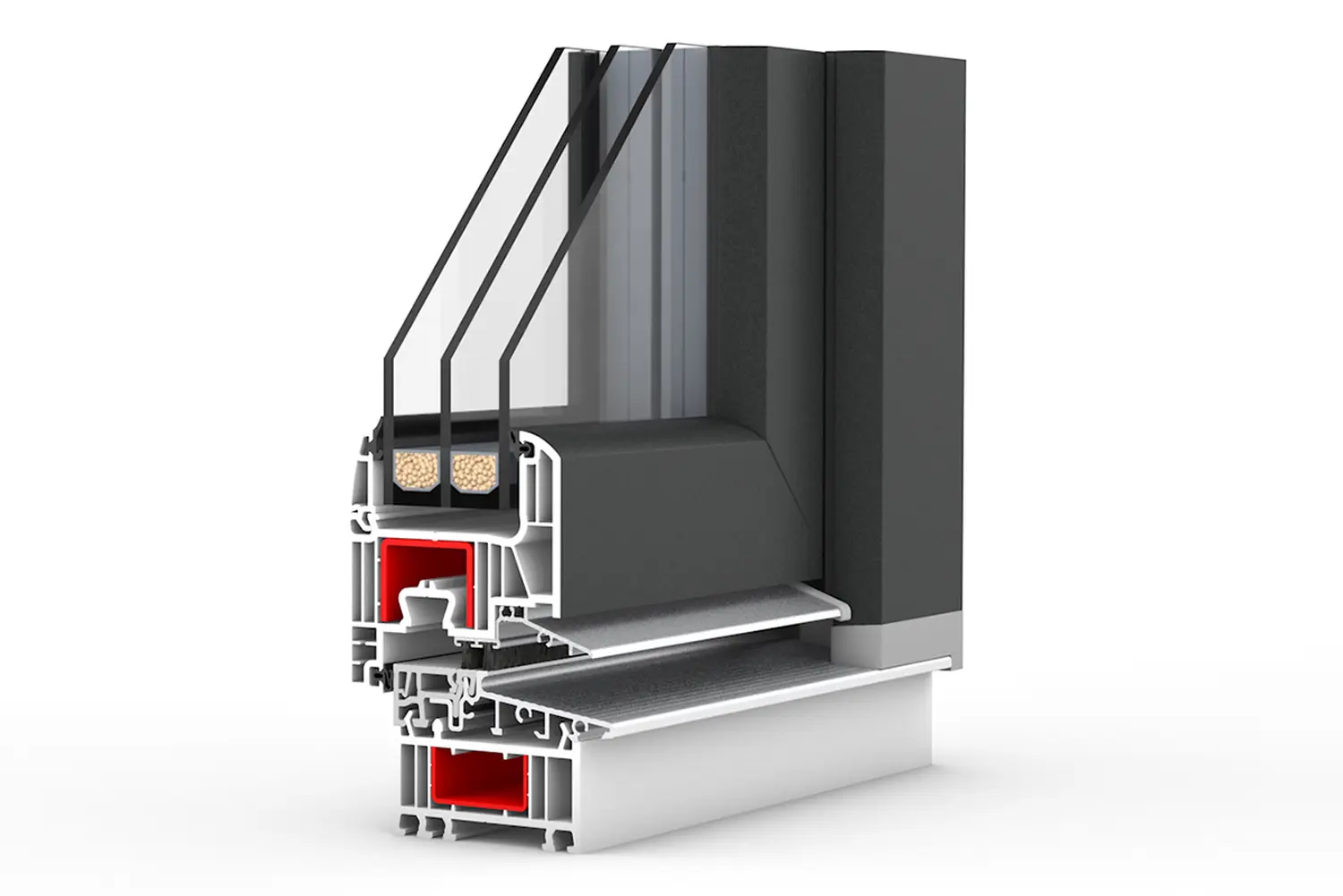 AP Fensterbau, Niedrigschwelle für Balkontür, Combi Plan 0,0 mm