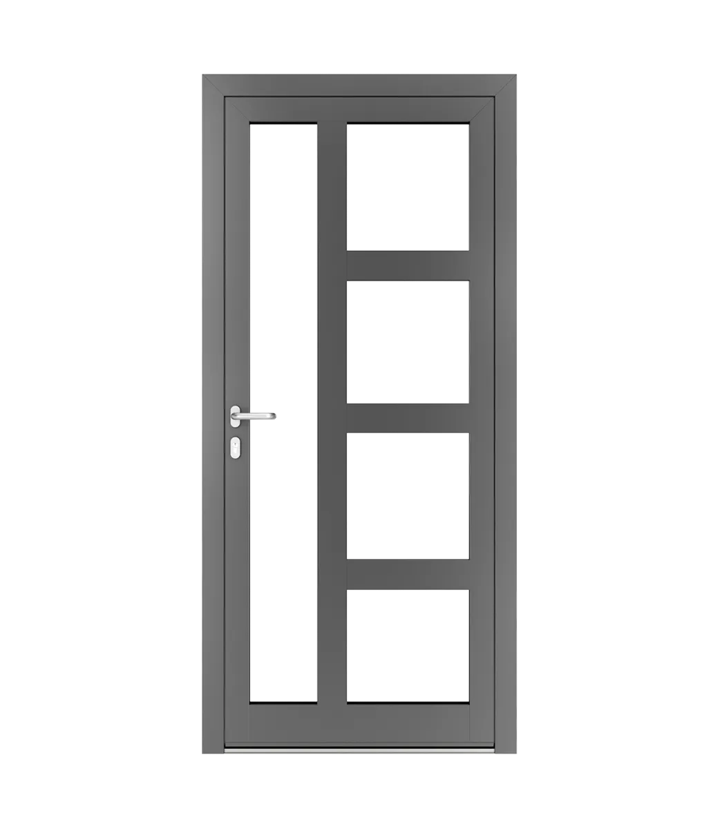 AP Fensterbau, Schnürungen in Aluminiumtüren - Beispiel Nr. 11