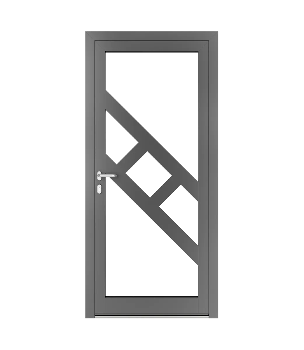 AP Fensterbau, Schnürungen in Aluminiumtüren - Beispiel Nr. 13