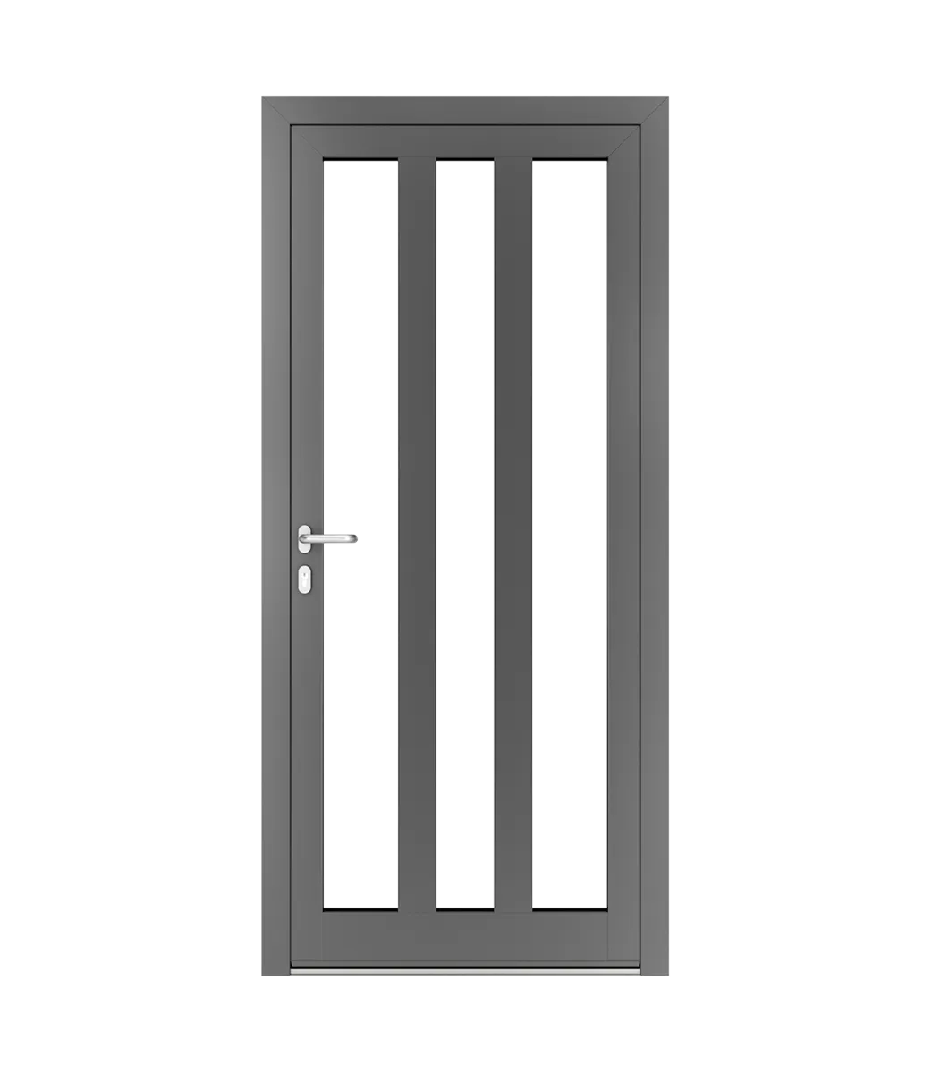 AP Fensterbau, Schnürungen in Aluminiumtüren - Beispiel Nr. 5
