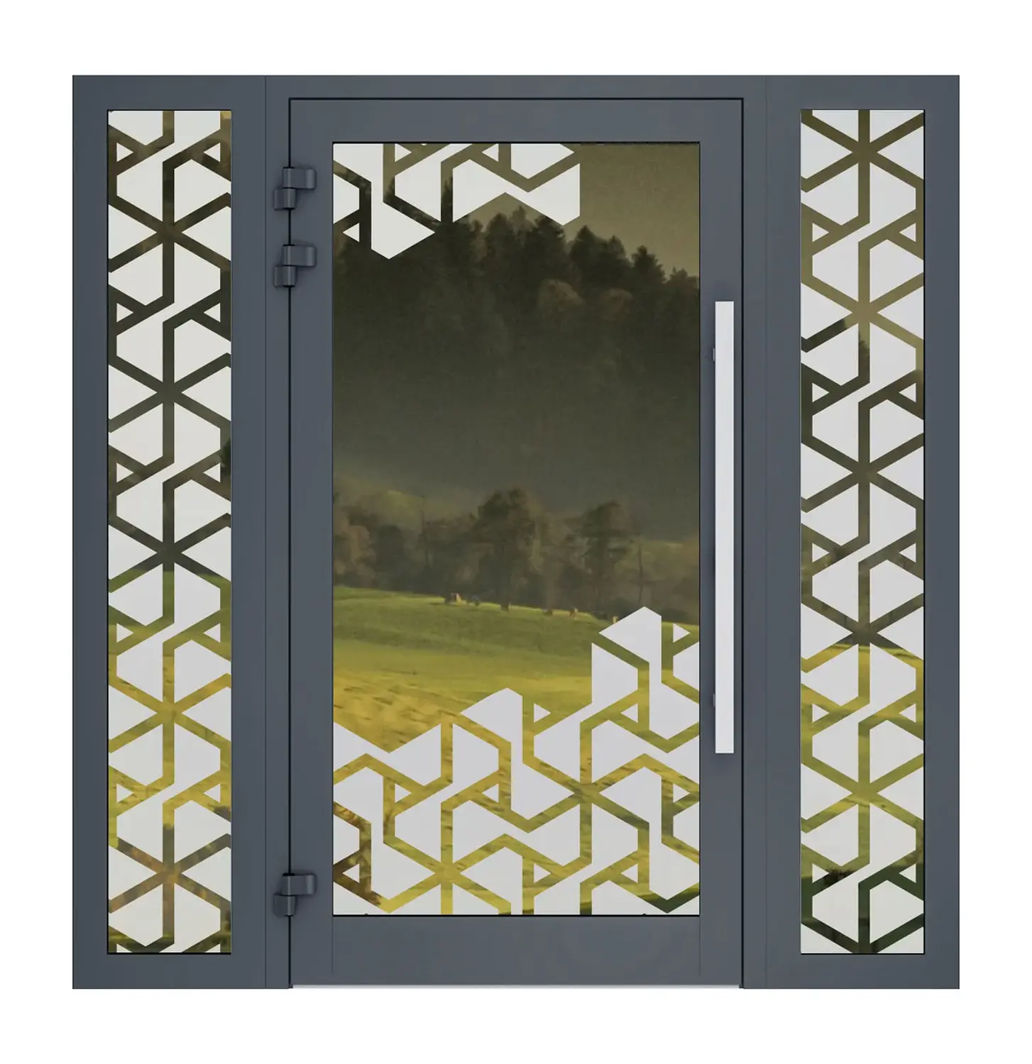 AP Fensterbau, Sandgestrahltes Glas, Beispiel 7