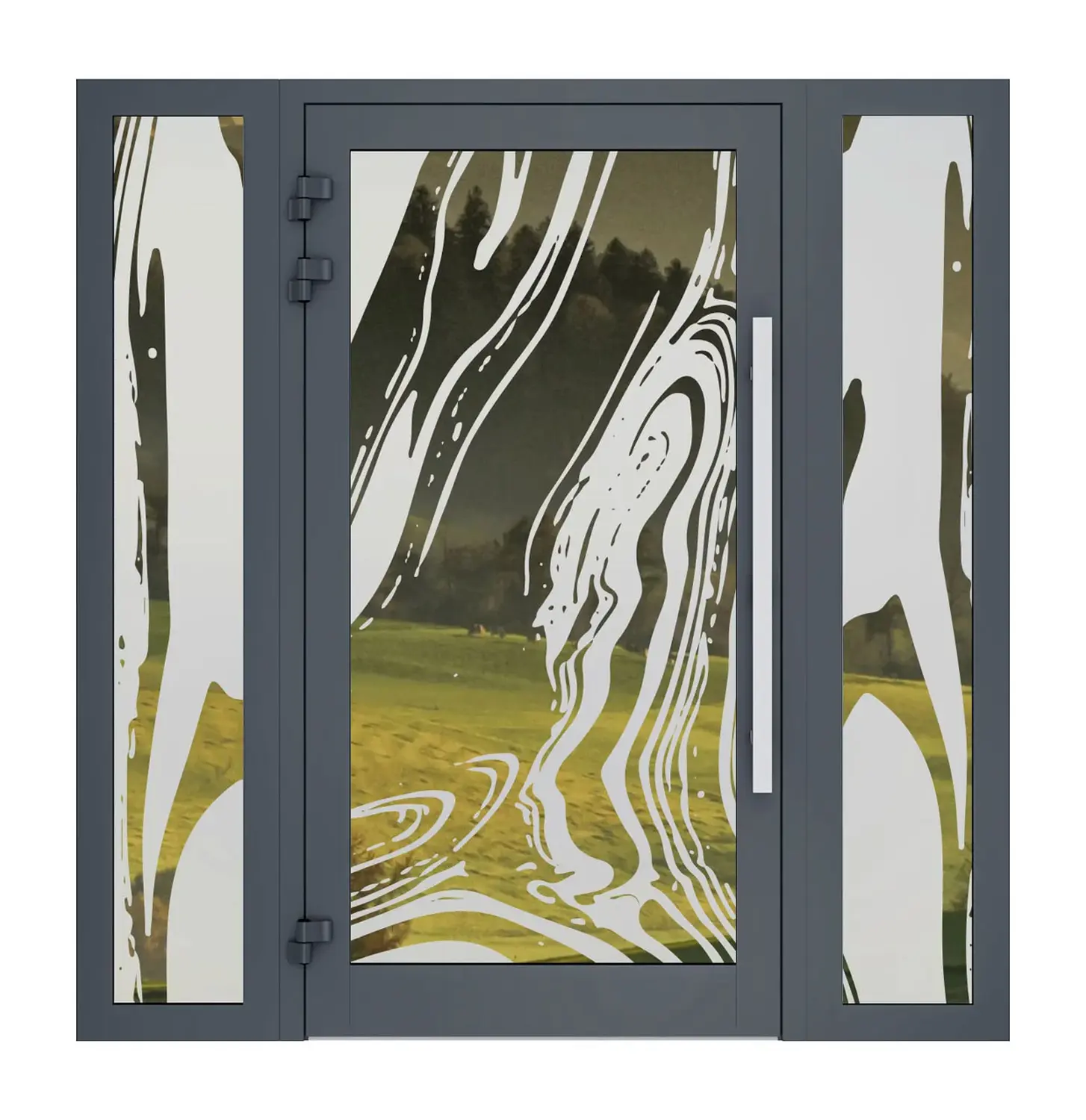 AP Fensterbau, Sandgestrahltes Glas, Beispiel 2